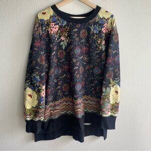 Johnny Was Floral High-low Sweater XL